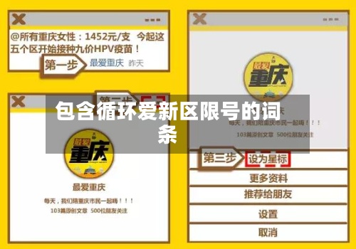 包含循环爱新区限号的词条