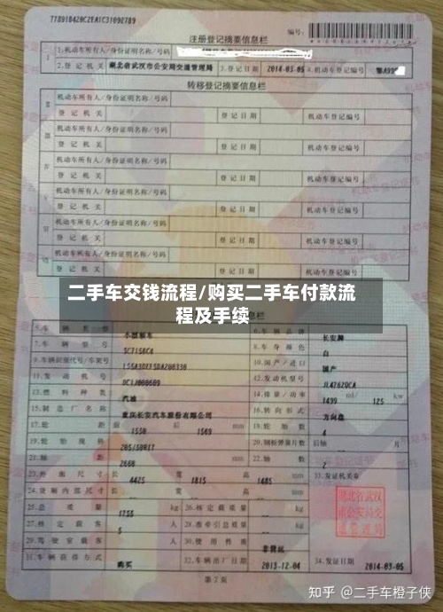 二手车交钱流程/购买二手车付款流程及手续-第2张图片