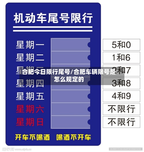 合肥今日限行尾号/合肥车辆限号是怎么规定的-第2张图片