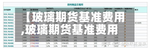 【玻璃期货基准费用,玻璃期货基准费用查询】