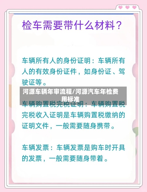 河源车辆年审流程/河源汽车年检费用标准