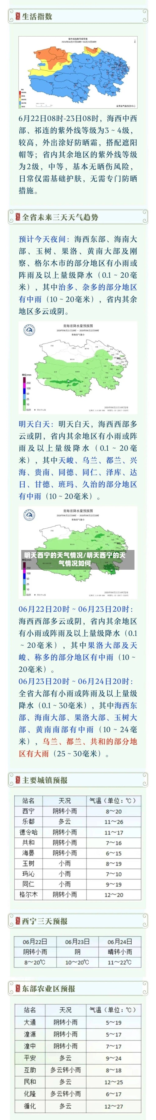明天西宁的天气情况/明天西宁的天气情况如何-第3张图片