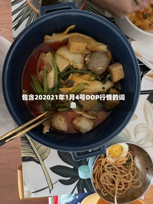 包含202021年1月4号DOP行情的词条-第2张图片