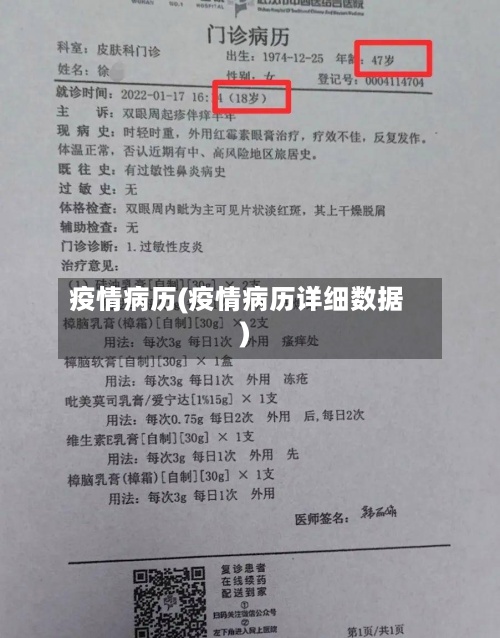 疫情病历(疫情病历详细数据)-第2张图片