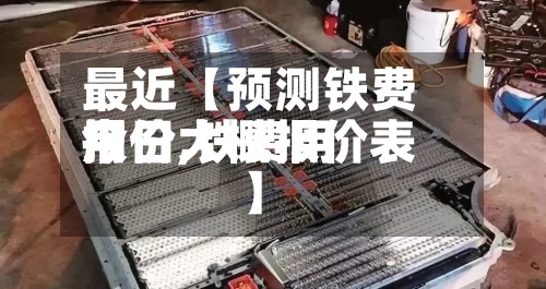 最近【预测铁费用报价,铁费用今日大概报价表】