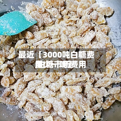 最近【3000吨白糖费用,白糖市场费用多少一吨】