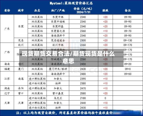 现货期货交易合法/期货现货是什么意思-第2张图片