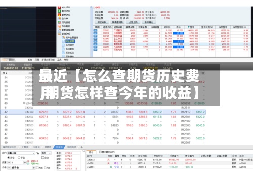 最近【怎么查期货历史费用
,期货怎样查今年的收益】-第2张图片