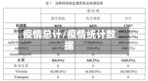 疫情总计/疫情统计数据