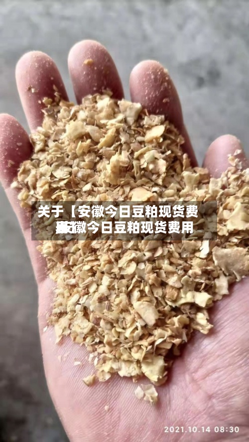 关于【安徽今日豆粕现货费用,安徽今日豆粕现货费用表】
