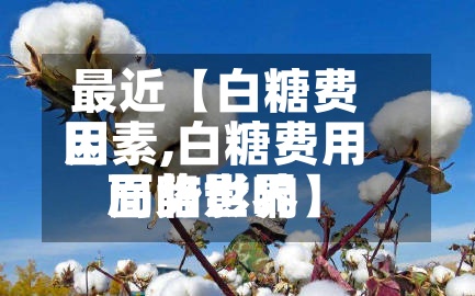 最近【白糖费用因素,白糖费用面临世界局势影响】