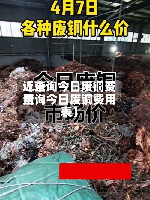 近来
【查询今日废铜费用
查询今日废铜费用
表】-第2张图片