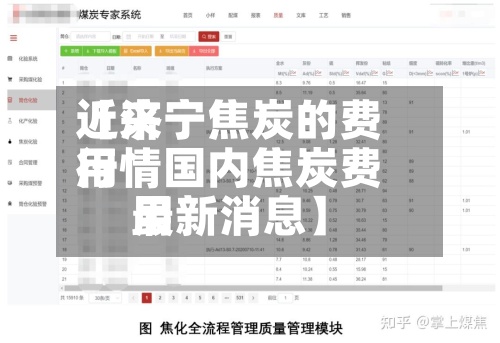 近来【济宁焦炭的费用行情国内焦炭费用最新消息】