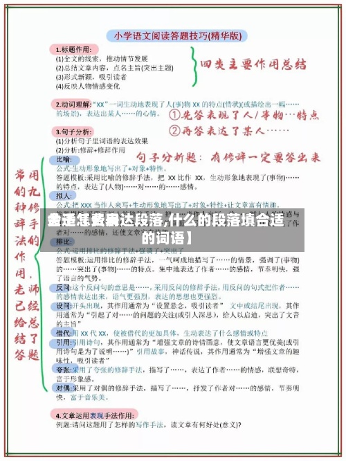 关于【费用合适怎么表达段落,什么的段落填合适的词语】