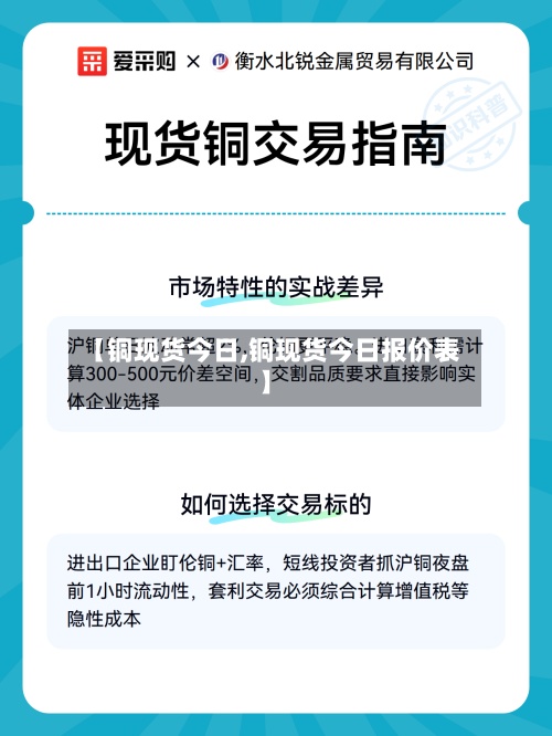 【铜现货今日,铜现货今日报价表】