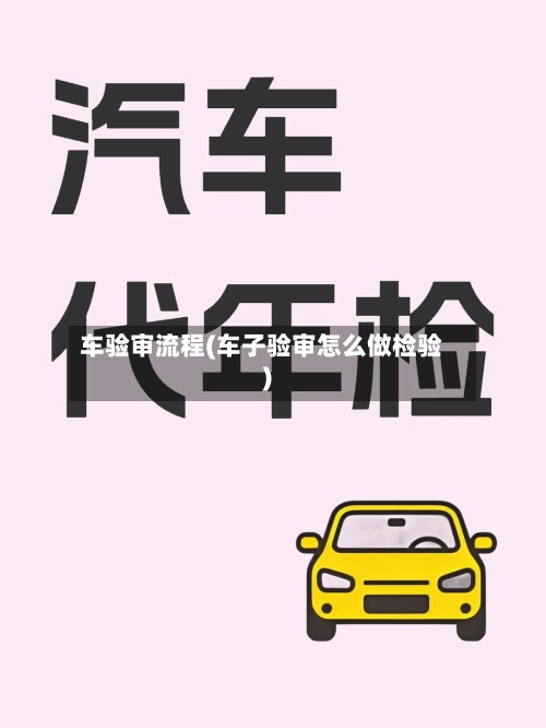 车验审流程(车子验审怎么做检验)