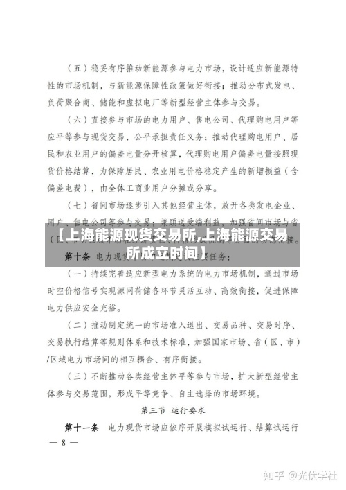 【上海能源现货交易所,上海能源交易所成立时间】