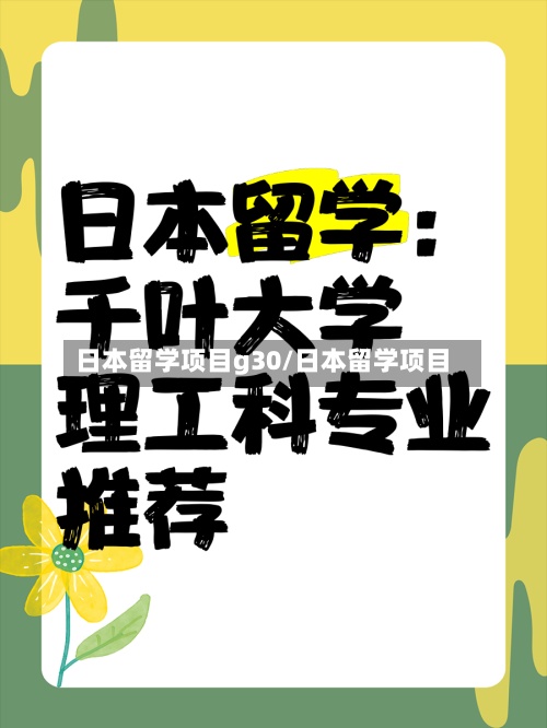 日本留学项目g30/日本留学项目