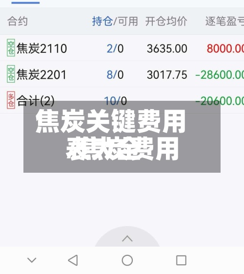焦炭关键费用
/焦炭费用
表大全-第2张图片
