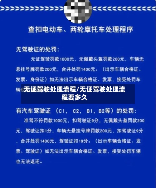 无证驾驶处理流程/无证驾驶处理流程要多久
