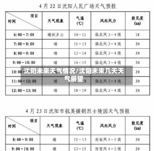 沈阳未来天气情况/沈阳未来几天天气展望