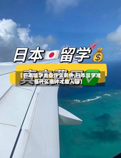 【日本留学准备什么条件,日本留学准备什么条件才能入籍】-第2张图片