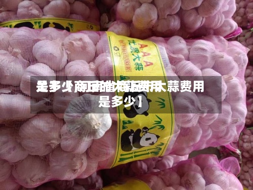 关于【商丘的大蒜费用是多少,河南省商丘市大蒜费用是多少】