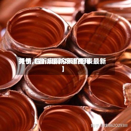 关于【临沂最新废铜费用行情,临沂废铜今天价目表最新】