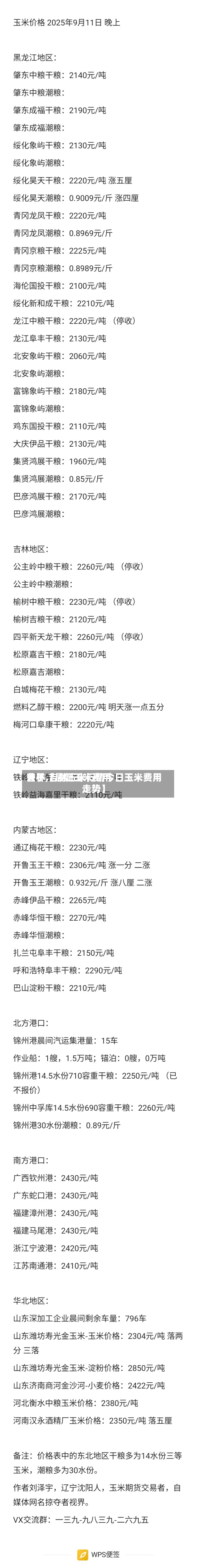 关于【最新玉米费用吉林,吉林玉米行情今日玉米费用走势】