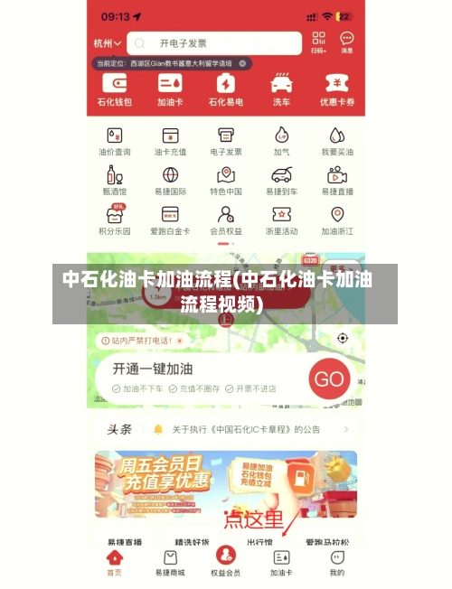 中石化油卡加油流程(中石化油卡加油流程视频)-第2张图片