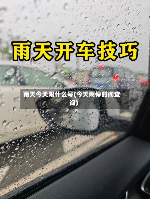 雨天今天限什么号(今天雨停时间查询)