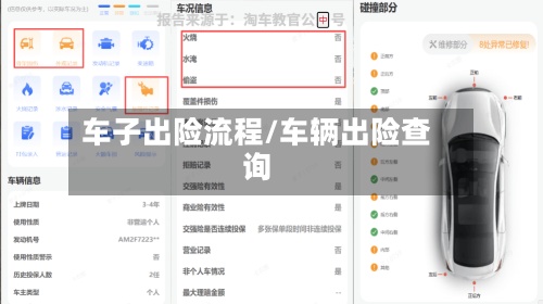 车子出险流程/车辆出险查询