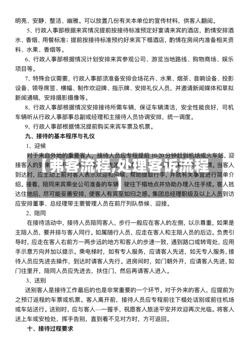 【弗客流程,处理客诉流程】
