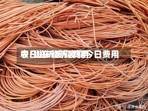 今日临沂废铜费用表/山东临沂废铜今日费用
