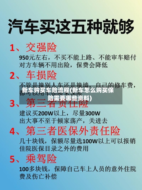 新车购买车险流程(新车怎么购买保险需要哪些资料)-第3张图片