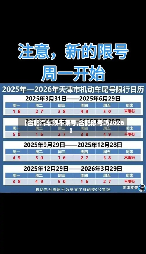 【合肥汽车限不限号,合肥限号吗2026】-第2张图片
