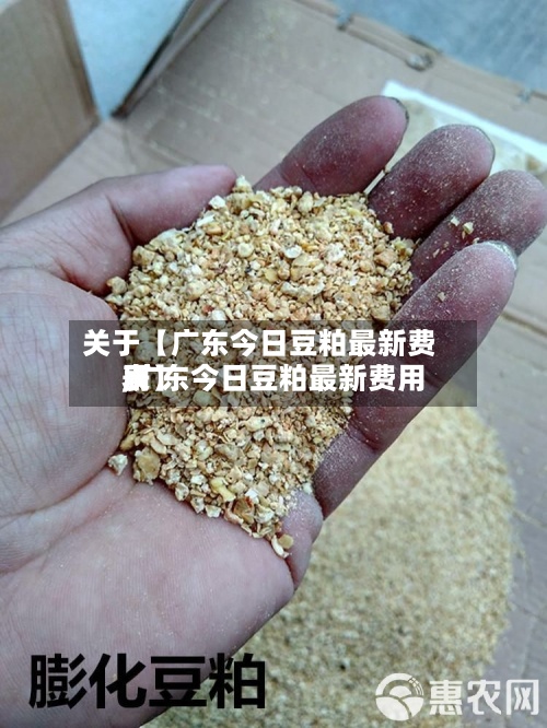 关于【广东今日豆粕最新费用,广东今日豆粕最新费用表】