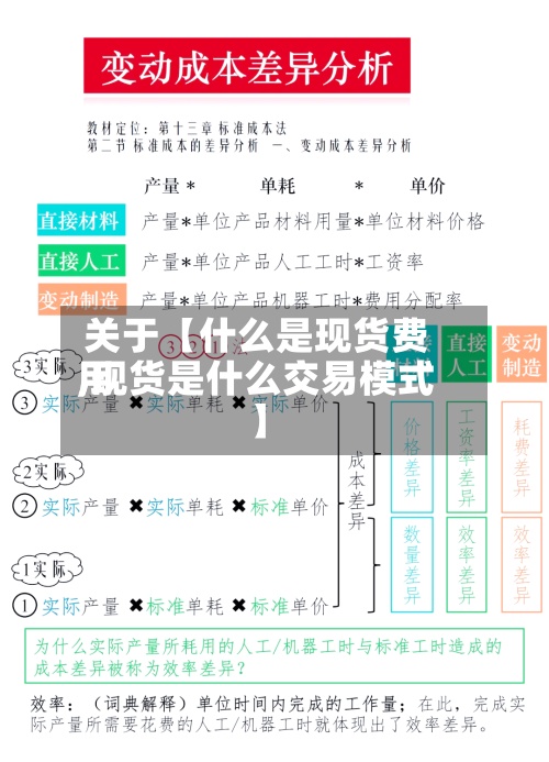 关于【什么是现货费用,现货是什么交易模式】