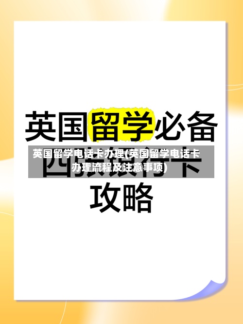 英国留学电话卡办理(英国留学电话卡办理流程及注意事项)-第2张图片