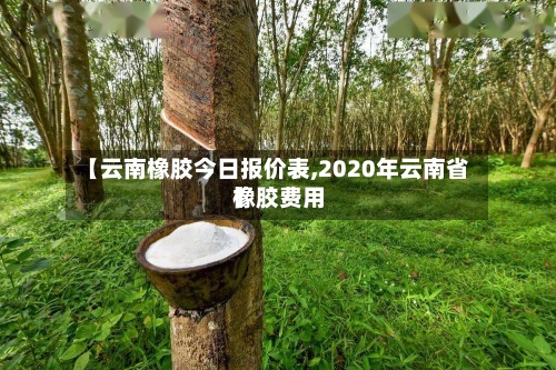 【云南橡胶今日报价表,2020年云南省橡胶费用
】-第3张图片