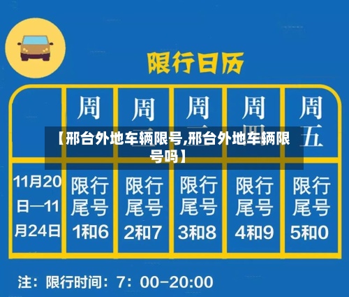 【邢台外地车辆限号,邢台外地车辆限号吗】-第2张图片