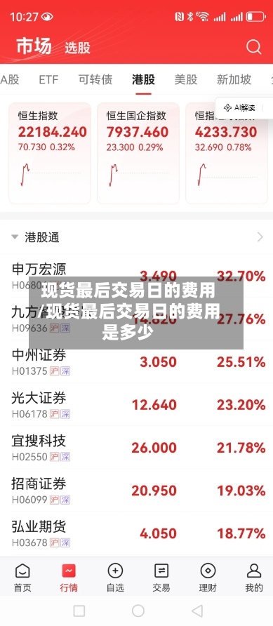 现货最后交易日的费用
/现货最后交易日的费用
是多少-第2张图片