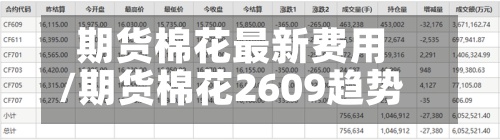 期货棉花最新费用/期货棉花2609趋势