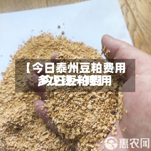【今日泰州豆粕费用
,今日豆粕费用
多少钱一吨】-第2张图片