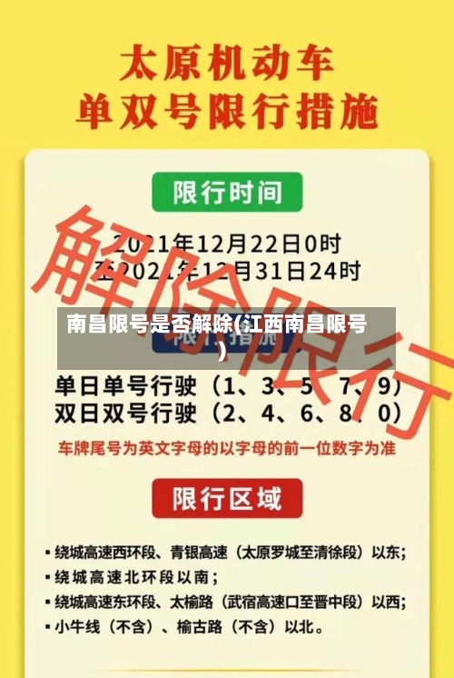 南昌限号是否解除(江西南昌限号)-第2张图片