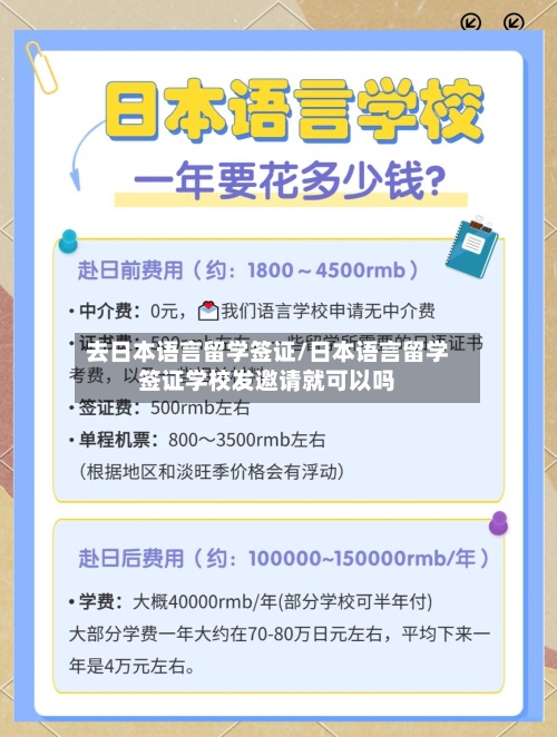 去日本语言留学签证/日本语言留学签证学校发邀请就可以吗