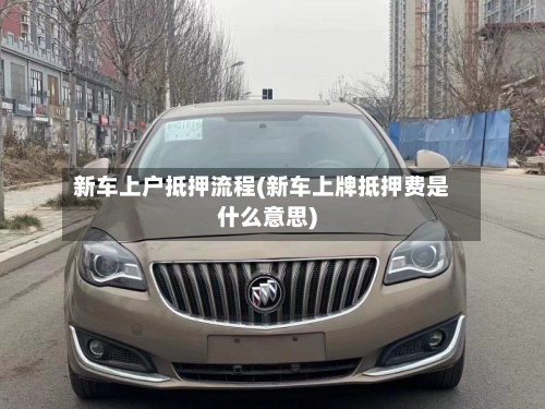 新车上户抵押流程(新车上牌抵押费是什么意思)-第3张图片