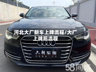 河北大厂新车上牌流程/大厂上牌照流程-第2张图片