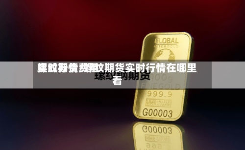 螺纹期货费用实时行情/螺纹期货实时行情在哪里看