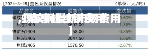 【春季螺纹钢费用,螺纹钢最新市场费用】